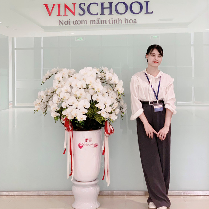 Cô Khuất Thị Thúy Xoan, giáo viên dạy môn Lịch sử và Địa lý tại Hệ thống giáo dục Vinschool. Ảnh: NVCC Cô Khuất Thị Thúy Xoan, giáo viên dạy môn Lịch sử và Địa lý tại Hệ thống giáo dục Vinschool. Ảnh: NVCC