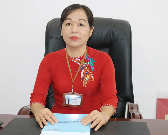 Cô La Thị Thúy - Giám đốc Sở Giáo dục và Đào tạo tỉnh Bến Tre. Ảnh: Website của Hội Cựu giáo chức tỉnh Bến Tre. la-thi-thuy.jpg