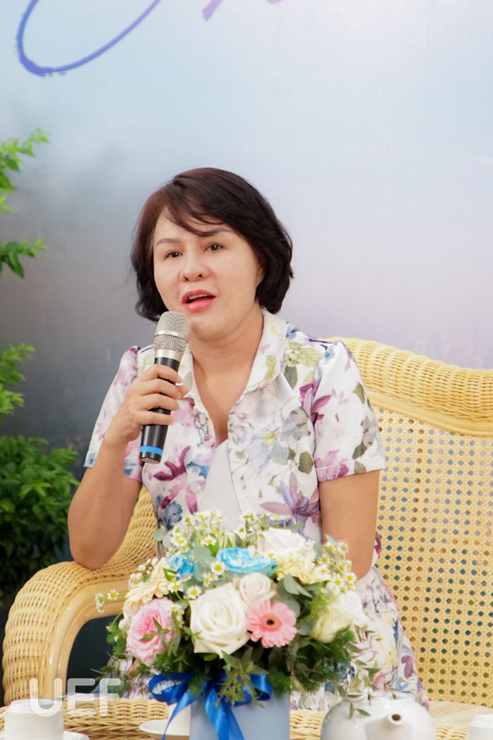 Phó giáo sư, Tiến sĩ Hoàng Thị Hồng Hà - Trưởng khoa Quan hệ công chúng và Truyền thông, Trường Đại học Kinh tế - Tài chính Thành phố Hồ Chí Minh (Ảnh: Website nhà trường) pgs.ts-HTTH-datgiai-tpcuatoi-5.jpg