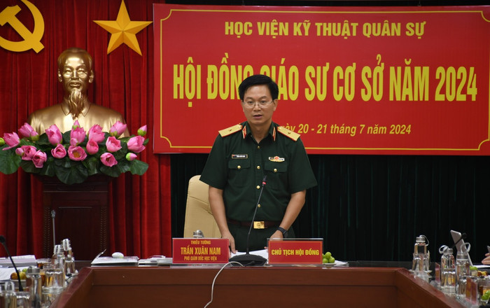 Thầy Trần Xuân Nam làm Chủ tịch Hội đồng giáo sư cơ sở năm 2024 của Học viện Kỹ thuật Quân sự (Ảnh: NVCC) z5663805411563_75a3955be85f7ef2c41f1ea9a8d68d13.jpg