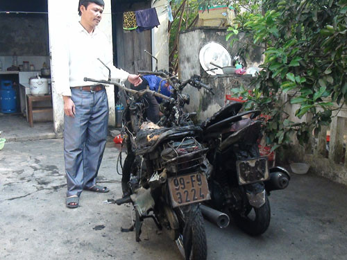 Một ngày ba xe máy Honda bị cháy ảnh 3