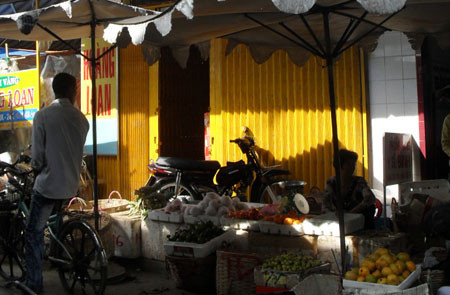 Nơi xảy ra vụ mất trộm. Nơi xảy ra vụ mất trộm.