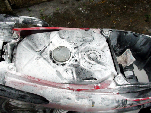 Một ngày ba xe máy Honda bị cháy ảnh 4