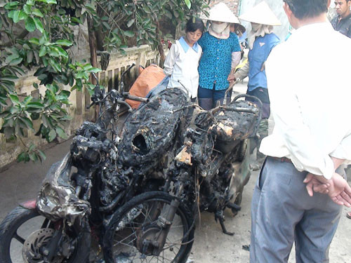 Một ngày ba xe máy Honda bị cháy ảnh 1