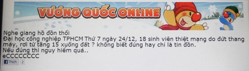 Đồn đứt cáp thang máy, 18 sinh viên tử vong gây rúng động ảnh 2 Đồn đứt cáp thang máy, 18 sinh viên tử vong gây rúng động ảnh 2
