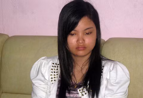 Hương ép nạn nhân phải xăm 3 con rết lên cơ thể. Ảnh: Nguyễn Hùng