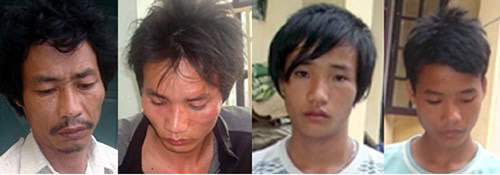 Bố cầm đầu dẫn 3 con chém chết người ảnh 5 Bố cầm đầu dẫn 3 con chém chết người, An ninh - Hình sự, giet nguoi, trong an, vu an, an mang, tin hinh su, bao cong an, bao an ninh, bao hinh su, bao