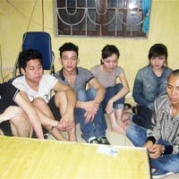 Các đối tượng đều cho kết quả dương tính với ma túy. Các đối tượng đều cho kết quả dương tính với ma túy.