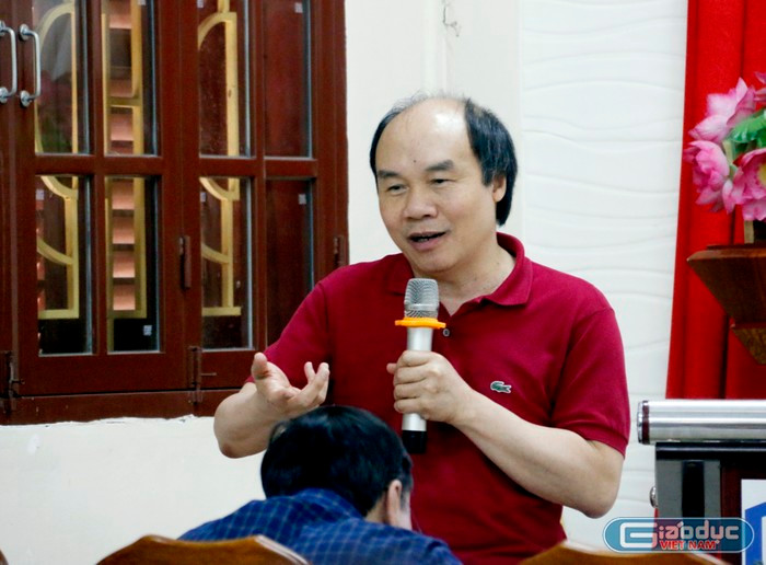 Giáo sư, Tiến sĩ khoa học Đỗ Đức Thái - Chủ biên chương trình môn Toán trong Chương trình giáo dục phổ thông 2018. Ảnh: Ngân Chi gdvn-gs-do-duc-thai-5844.jpg