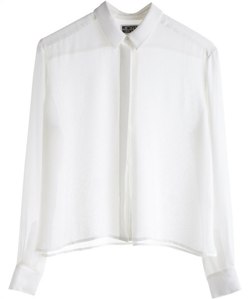 Một số mẫu sơ mi mang phong cách tối giản với chất liệu thịnh hành