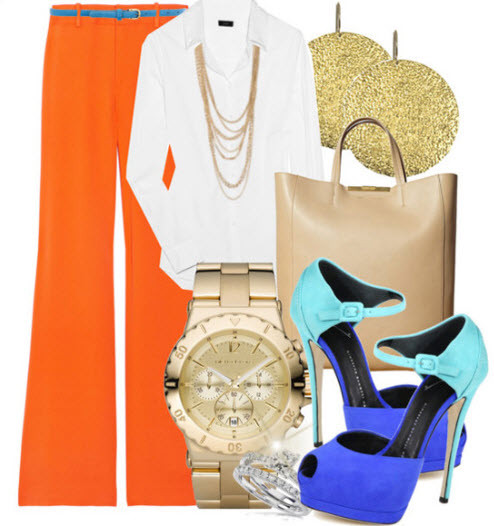 Cách kết hợp quần ống suông nơi công sở Cách kết hợp quần ống suông nơi công sở