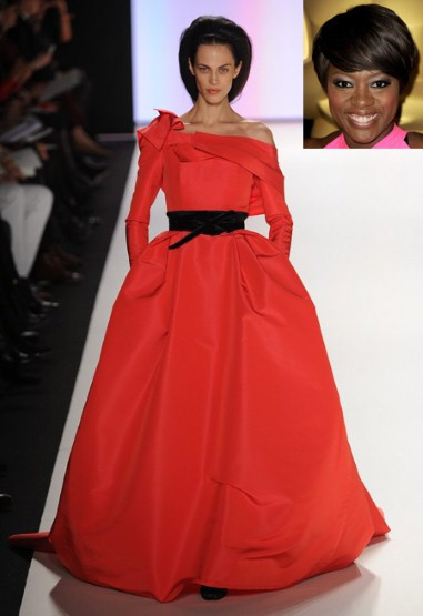 Viola Davis - Ngôi sao phim “The Help” (Người giúp việc) sẽ nổi bật với bộ váy rộng của nhà thiết kế Carolina Herrera. Viola Davis - Ngôi sao phim “The Help” (Người giúp việc) sẽ nổi bật với bộ váy rộng của nhà thiết kế Carolina Herrera.