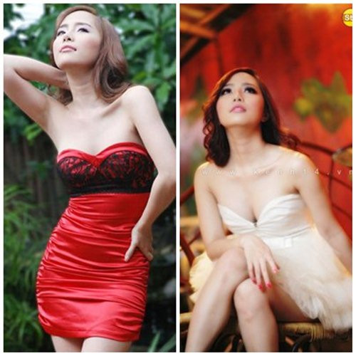 Cá sấu chúa Quỳnh Nga thời vòng 1 khiêm tốn và sau khi thay đổi. Ảnh: Kênh 14. Cá sấu chúa Quỳnh Nga thời vòng 1 khiêm tốn và sau khi thay đổi. Ảnh: Kênh 14.