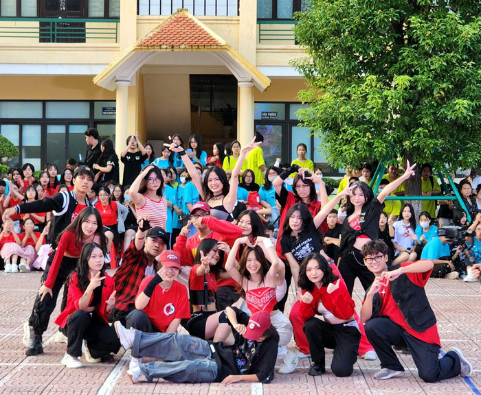 Sự tự tin, nhiệt huyết tuổi trẻ và đam mê vũ đạo nhưng "bùng nổ" trong mỗi phần thi (Ảnh: Phạm Linh)