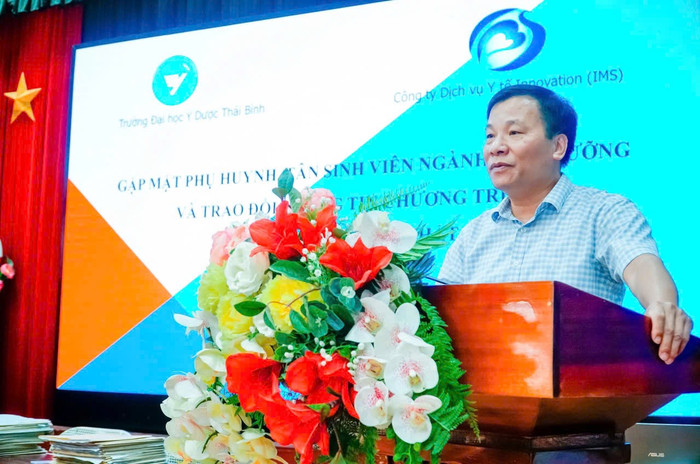 Phó Giáo sư, Tiến sĩ Nguyễn Duy Cường - Hiệu trưởng Trường Đại học Y Dược Thái Bình. Ảnh: NTCC. Phó Giáo sư, Tiến sĩ Nguyễn Duy Cường - Hiệu trưởng Trường Đại học Y Dược Thái Bình. Ảnh: NTCC.