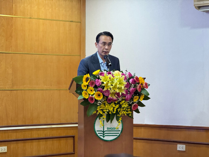 Giáo sư, Tiến sĩ Chử Đức Trình - Hiệu trưởng Trường Đại học Công nghệ (Đại học Quốc gia Hà Nội). Ảnh: Thúy Quỳnh. GDVN_thầy Trình.jpg