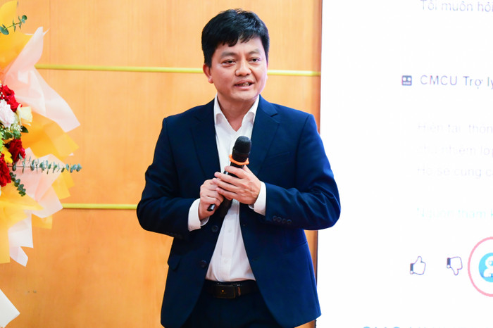 Phó Giáo sư, Tiến sĩ Nguyễn Hữu Quỳnh - Phó Hiệu trưởng Trường Đại học CMC. Ảnh: BTC. DSC_7877.JPG