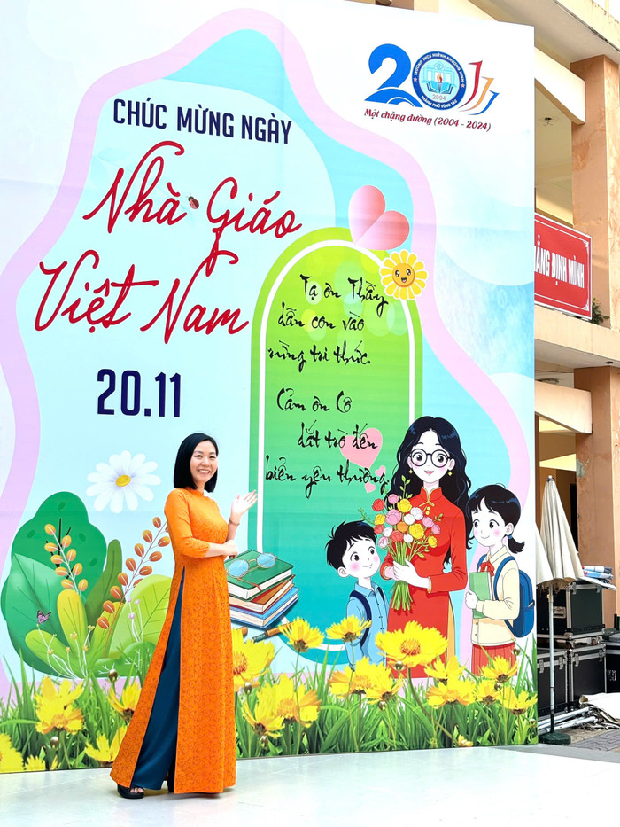 Cô Minh Phương - Tổ trưởng Tổ Khoa học tự nhiên - Trường Trung học cơ sở Huỳnh Khương Ninh (tỉnh Bà Rịa - Vũng Tàu). Ảnh: NVCC. IMG_5036.jpeg