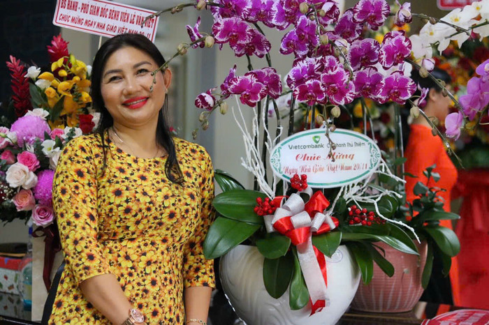 Thạc sĩ Nguyễn Thị Hồng Sinh - Trưởng Phòng Công tác sinh viên, Trường Đại học Văn hóa Thành phố Hồ Chí Minh. Ảnh: NVCC. cô Sinh.jpg