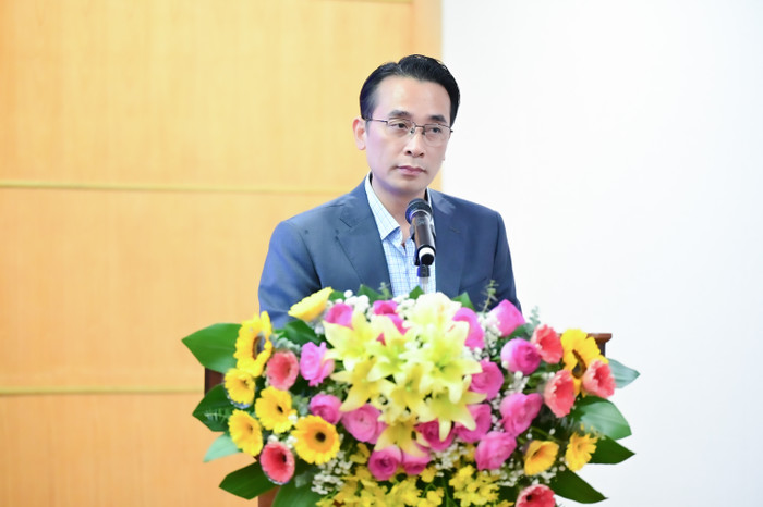 Giáo sư, Tiến sĩ Chử Đức Trình - Hiệu trưởng Trường Đại học Công nghệ, Đại học Quốc gia Hà Nội. Ảnh: BTC. DSC_7279.JPG