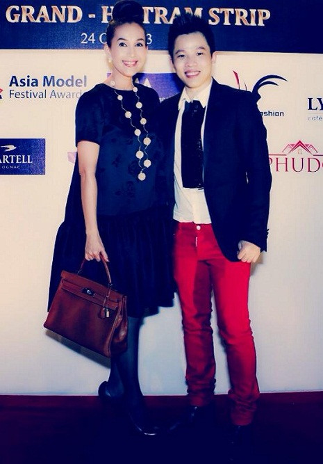 Diễn viên Diễm My và Khắc Tiệp.