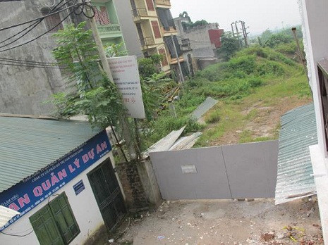 Đây là văn phòng Ban quản lý Dự án được hàng trăm khách hàng kỳ vọng (ảnh chụp tháng 5/2013)