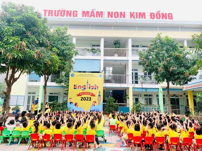 Trường Mầm non Kim Đồng, quận Hà Đông, Hà Nội. Ảnh: Fanpage Nhà trường. Trường Mầm non Kim Đồng, quận Hà Đông, Hà Nội. Ảnh: Fanpage Nhà trường.