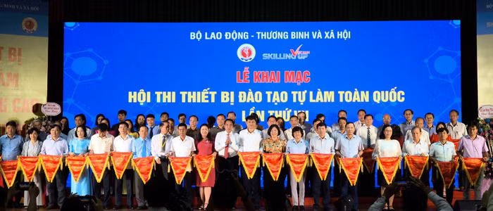 Đoàn Quảng Ninh tham gia Hội thi thiết bị đào tạo tự làm toàn quốc lần thứ VII năm 2022 tại tỉnh Bà Rịa – Vũng Tàu (Ảnh: CTV)