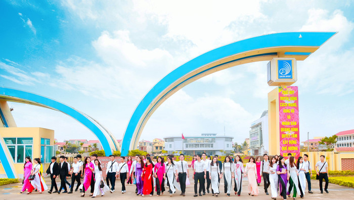 Sinh viên Trường Đại học Quảng Bình. Ảnh: NTCC. Sinh viên Trường Đại học Quảng Bình. Ảnh: NTCC.