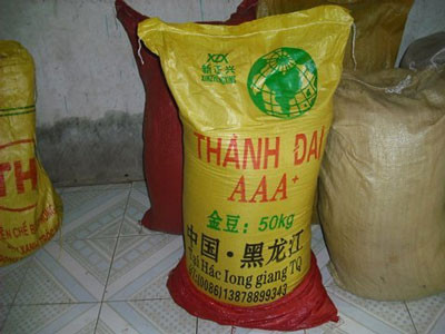 Đậu xanh từ Trung Quốc. (Nguồn Vietnamnet)