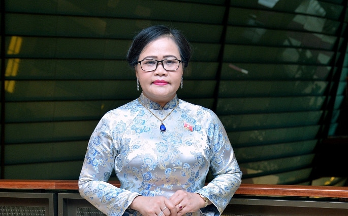 Đại biểu Quốc hội Nguyễn Thị Sửu - Phó Trưởng đoàn chuyên trách đoàn Đại biểu Quốc hội tỉnh Thừa thiên Huế. Ảnh: quochoi.vn nguyen thi suu.jpg