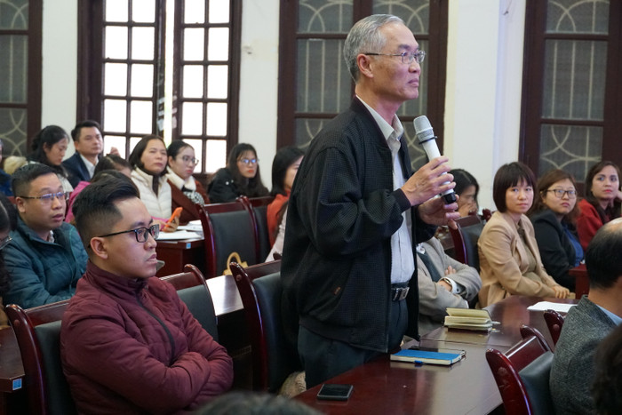 Doanh nghiệp đóng góp ý kiến, đề xuất về thủ tục hành chính (Ảnh: Phạm Linh) Doanh nghiệp đóng góp ý kiến, đề xuất về thủ tục hành chính (Ảnh: Phạm Linh)