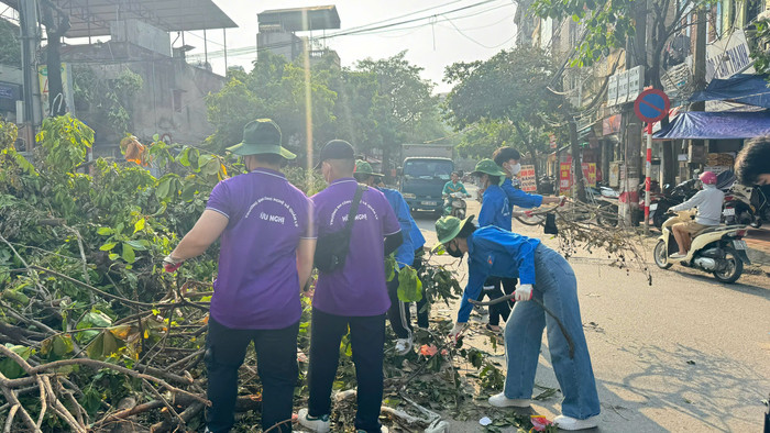 Tuổi trẻ UTM luôn thể hiện vai trò, sự nhiệt huyết trong các hoạt động xã hội. Ảnh: NTCC. 720fcd00-0e4b-43a1-a60c-16b4bf26fa65.jpg