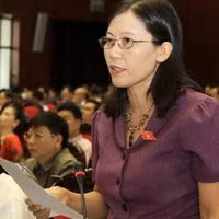 Đại biểu Quốc hội Lê Thị Nga