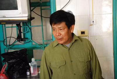 Ông Trần Văn Nhinh – chú ruột nạn nhân, trao đổi với PV.