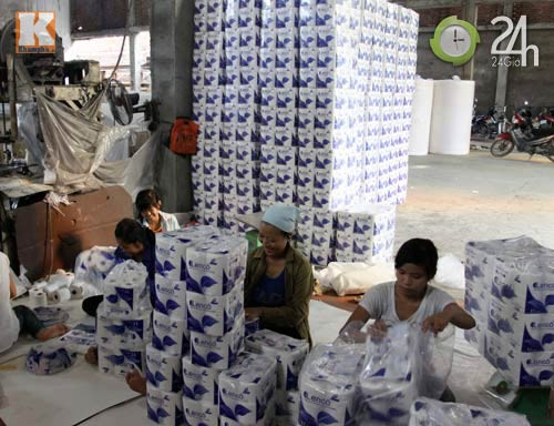 Rùng mình công nghệ sản xuất giấy ăn ảnh 13 Rùng mình công nghệ sản xuất giấy ăn, Tin tức trong ngày, giay an, giay ve sinh, hoa chat, o nhiem moi truong, giay an ban, cong nghe san xuat giay an, tay trang giay, tin tuc, tin hay, vn