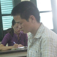 Lê Văn Trường tại phiên tòa Lê Văn Trường tại phiên tòa