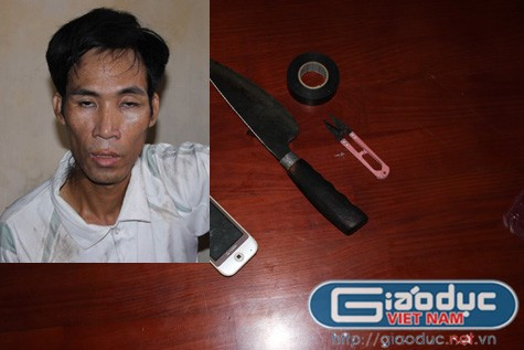 Đối tượng và tang vật vụ án.