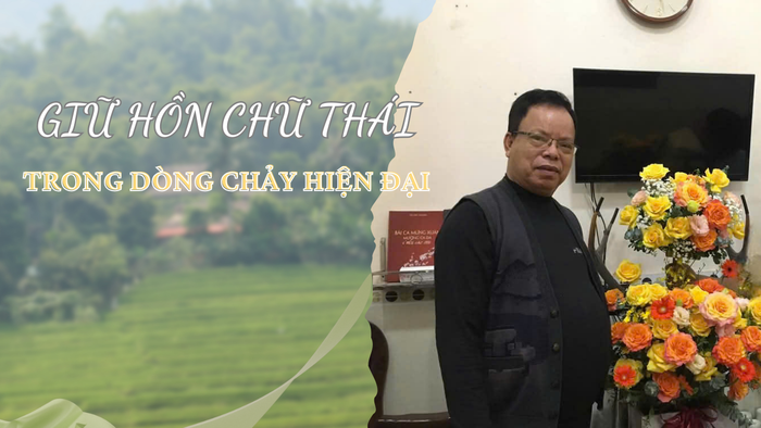 Ông Hà Văn Thương nghiên cứu và đã xuất bản hai cuốn sách về tiếng Thái. aaaa (1).png