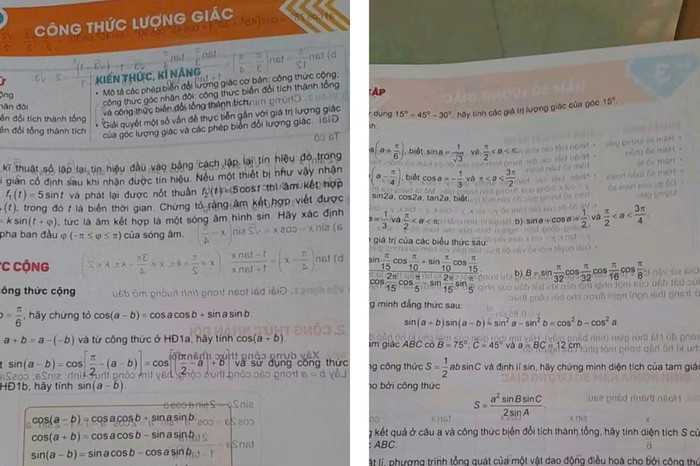 Một phụ huynh bức xúc với trang sách có giấy in mỏng, kém chất lượng được bán từ sàn thương mại điện tử. Ảnh: Chụp màn hình z6493675195761_d496752e69530469cde0cc8f7eb5569c.jpg