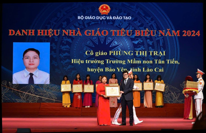 Cô Phùng Thị Trại - Hiệu trưởng Trường Mầm non Tân Tiến. Ảnh: NVCC 2024_11_19_04_50_572.jpg