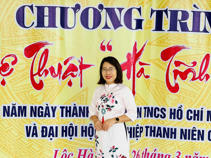 Cô Nguyễn Thị Loan - Giáo viên Địa lý, Trường Trung học phổ thông Nguyễn Văn Trỗi. Ảnh: NVCC 1000006647.jpg