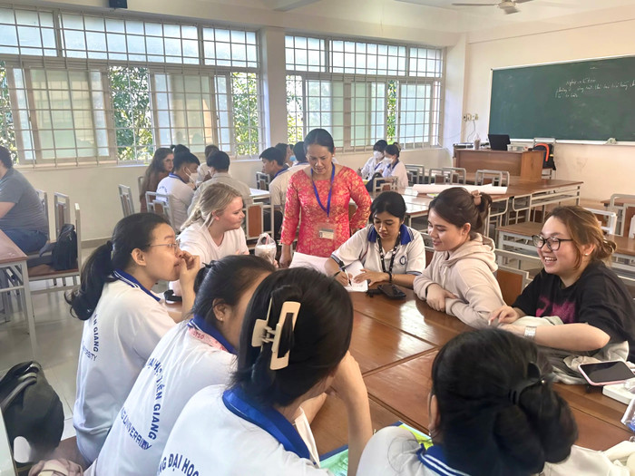 Sinh viên Trường Đại học Tiền Giang trong giờ học. (Ảnh: website nhà trường) Untitled design.jpeg