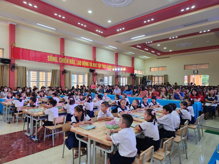 Học sinh trong tiết dạy minh hoạ môn Tiếng Việt 3 (Ảnh: Phạm Linh) Học sinh trong tiết dạy minh hoạ môn Tiếng Việt 3 (Ảnh: Phạm Linh)