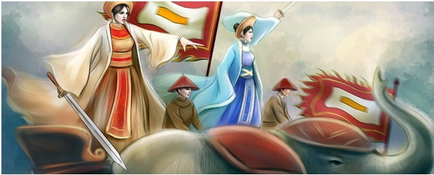 Dù có bá quyền đến đâu, thì Trung Quốc cũng nên nhớ các bài học ngoan cường của người Việt trong bảo vệ toàn vẹn lãnh thổ. Trên hình là minh họa khởi nghĩa Hai Bà Trưng. Dù có bá quyền đến đâu, thì Trung Quốc cũng nên nhớ các bài học ngoan cường của người Việt trong bảo vệ toàn vẹn lãnh thổ. Trên hình là minh họa khởi nghĩa Hai Bà Trưng.