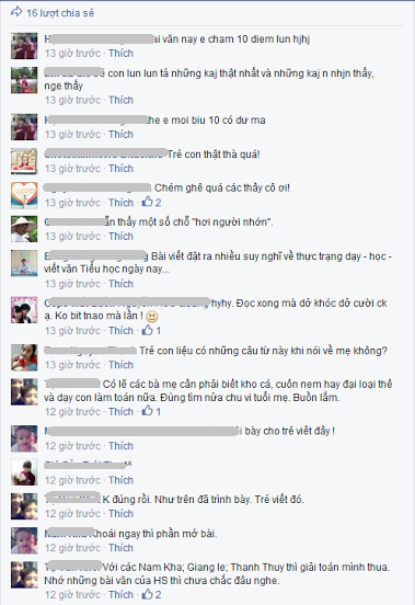 Cư dân mạng thích thú với bài văn tả mẹ hết sức chân thực. Cư dân mạng thích thú với bài văn tả mẹ hết sức chân thực.