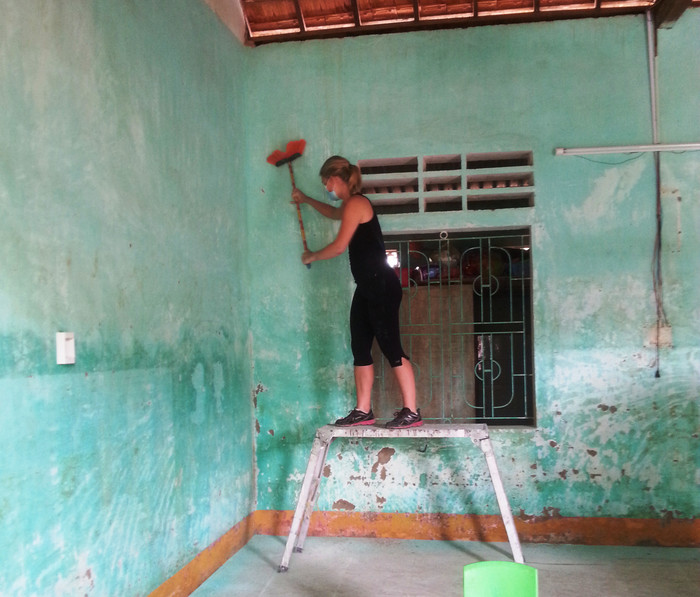 Sự giúp đỡ tận tình của các thành viên Project Vietnam Inc đã khiến cô trò Trường Mầm non Hưng Bình rất cảm kích. Sự giúp đỡ tận tình của các thành viên Project Vietnam Inc đã khiến cô trò Trường Mầm non Hưng Bình rất cảm kích.