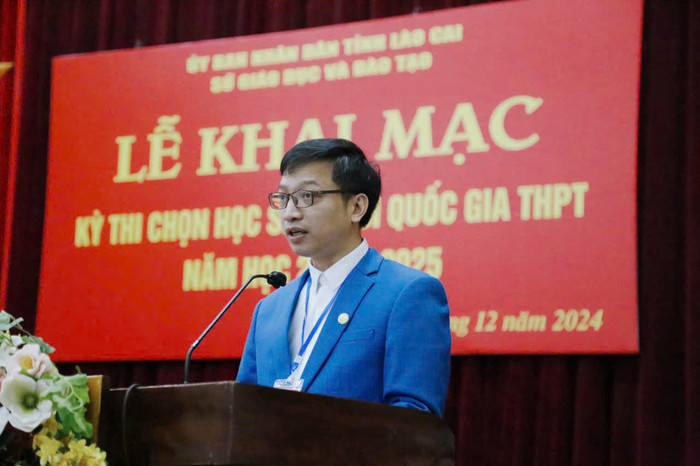 Thầy Ngô Thanh Xuân - Hiệu trưởng Trường Trung học phổ thông Chuyên Lào Cai (tỉnh Lào Cai). Ảnh: NVCC. Thầy Ngô Thanh Xuân.jpg