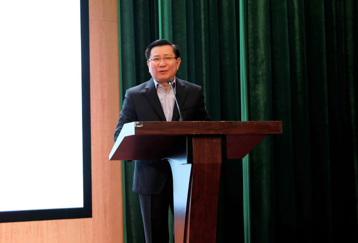 Phó Giáo sư, Tiến sĩ Hoàng Anh Huy - Hiệu trưởng Trường Đại học Tài nguyên và Môi trường Hà Nội. Ảnh: NTCC. z6211612975562_87b87312c371c7cae1a3e34ffa51ff81.jpg