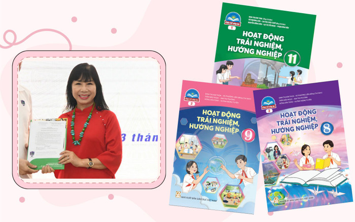 Phó Giáo sư, Tiến sĩ Đinh Thị Kim Thoa - Tổng chủ biên sách giáo khoa Hoạt động trải nghiệm, hướng nghiệp bộ sách Chân trời sáng tạo. Ảnh: NVCC. Thiết kế: Hồng Linh pink-colorful-pastel-cute-playful-project-presentation-1-4391.png